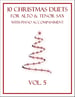 10 Christmas Duets for Alto and Tenor Sax with Piano Accompaniment (Vol.
  5)